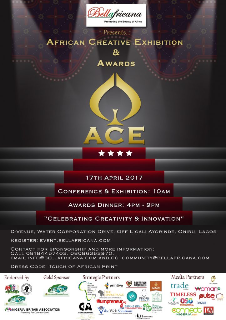 BELLAFRICANA AFRICAN CREATIVE EXHIBITION (ACE) AND AWARDS