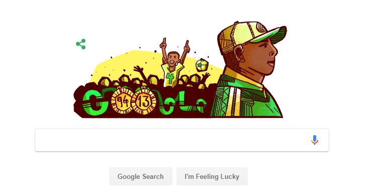 Google doodle celebrate Stephen Keshi