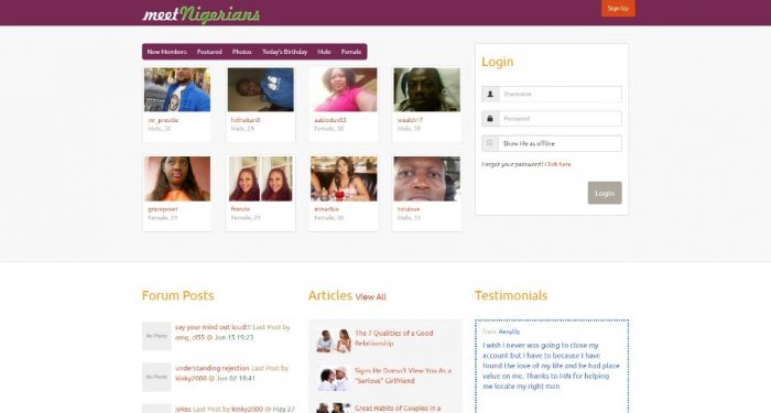 Matchmaking websites in Nigeria Internet dating is het veilig