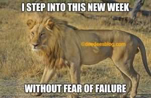 Brave lion